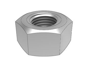 GB6176A Écrou hexagonal de type 2 avec filetage fin