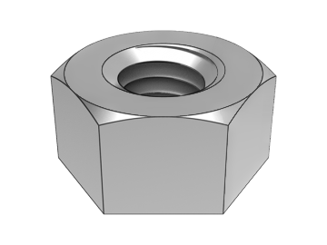 BS 916.3 Écrou hexagonal (chanfrein d'un seul côté)