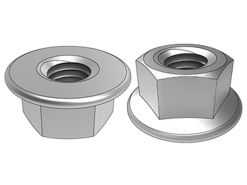 GB6177.1 Écrous à embase hexagonale sans dents