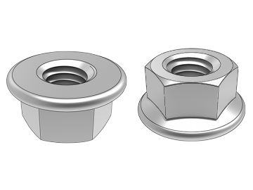 Écrous à embase hexagonale DIN6923 sans dent