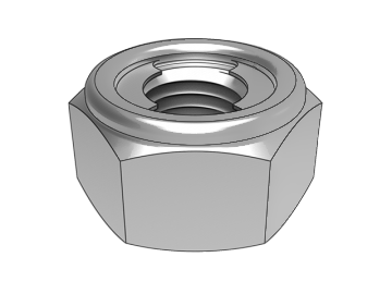 DIN980 M type taquet type tout métal écrou de blocage hexagonal de type couple