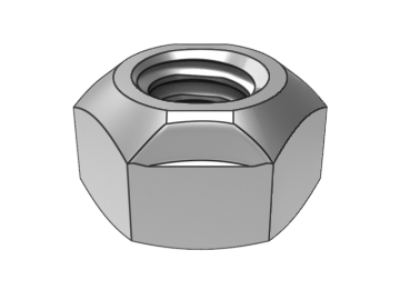 Contre-écrou hexagonal de type couple tout métal aplati DIN980 V