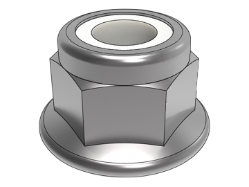 Contre-écrous à embase hexagonale DIN6926 Bainey avec inserts non métalliques